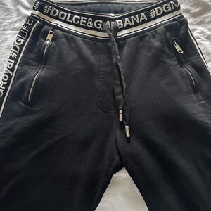 Dolce and Gabbana black Sweatpants sz 36 IT or sz 0 US